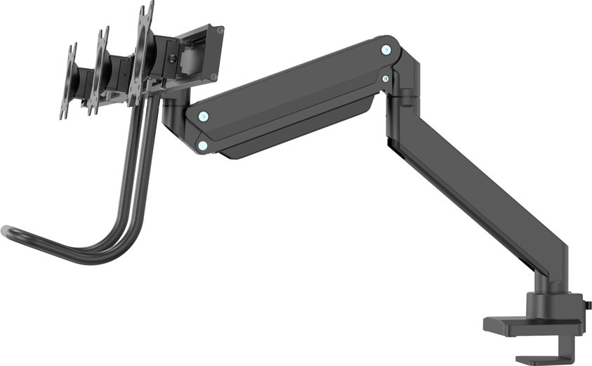 Mbajtëse tavoline për 3 monitorë Neomounts NM-D775DX3BLACK, 17"-24", VESA, e zezë