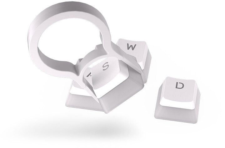 Taste Endorfy KC104, 104 copë, PBT, të bardha