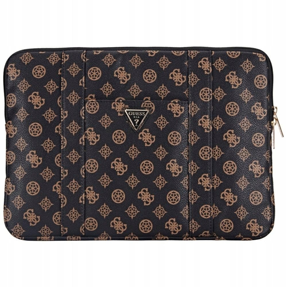 Торба за лаптоп Guess Peony Pocket Triangle, 14\", црна