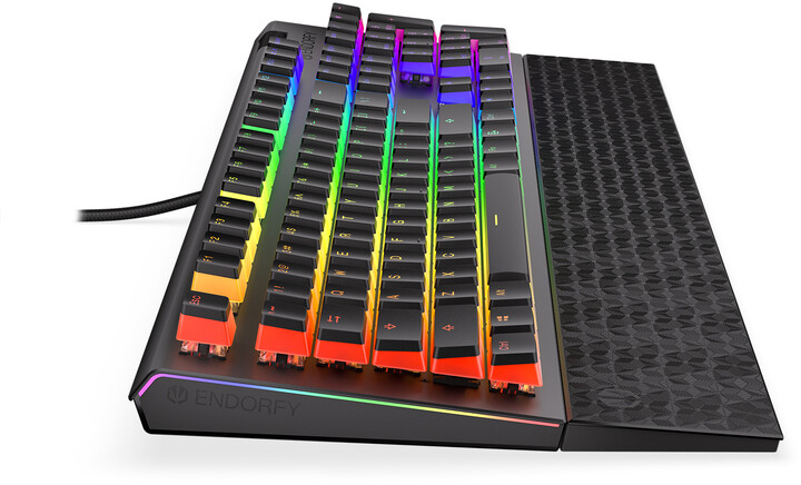 Tastierë Endorfy Omnis Pudding Brown, Kailh Brown, US, e zezë