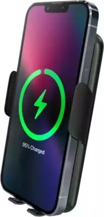 Полнач за автомобил без кабли Prio Fast Wireless Car Charger, 15W, USB C, црн
