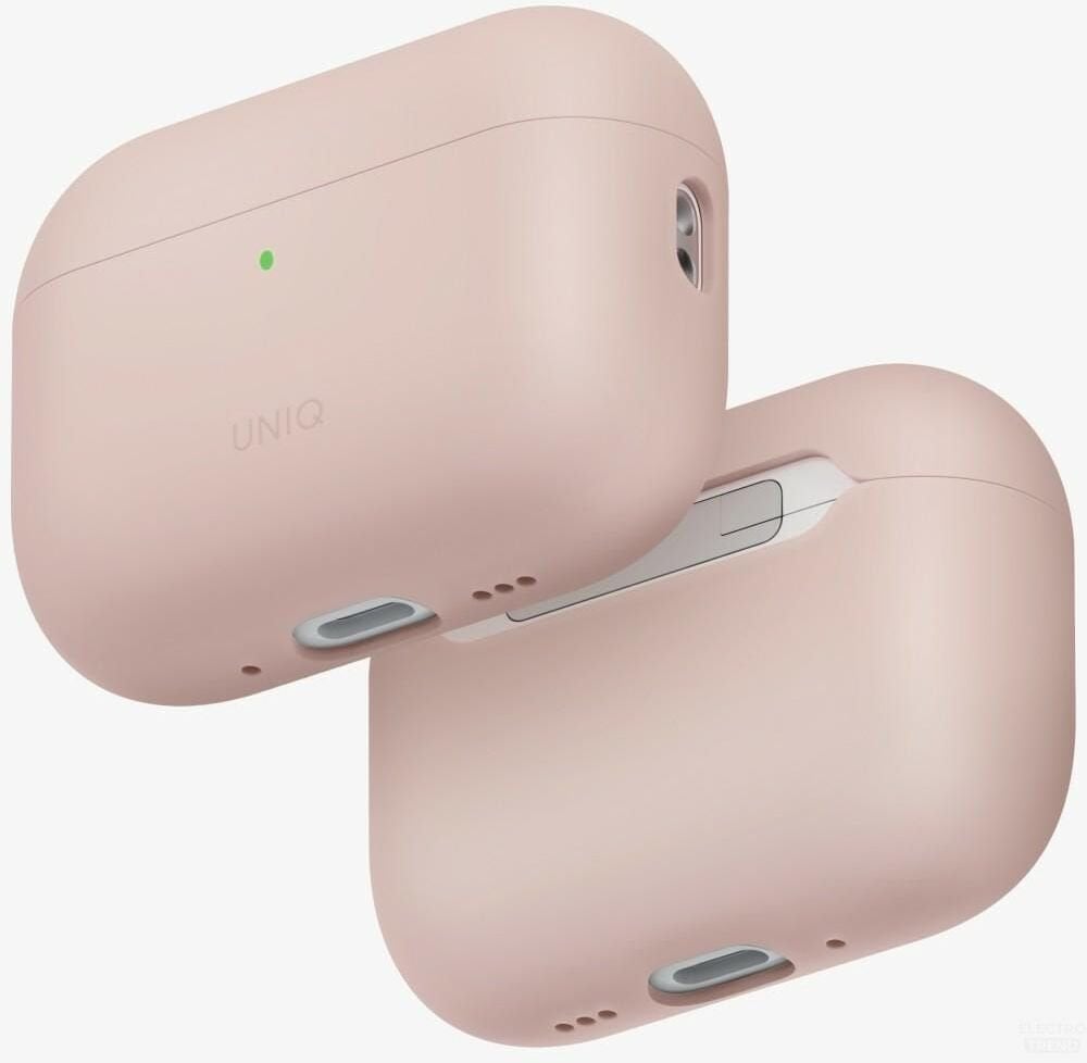 Mbështjellës UNIQ LINO për AirPods Pro 3, silikon, Blush Pink