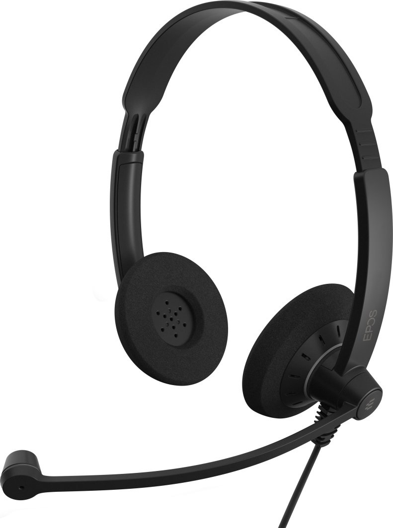 Kufje me mikrofon Epos Sennheiser Impact SC 60, me kabllo, stereo, argjend dhe e zezë