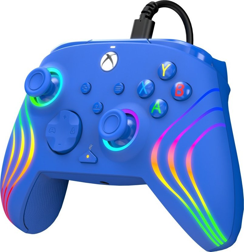 Kontroller PDP XS Afterglow WAVE, me kabllo, i kaltër