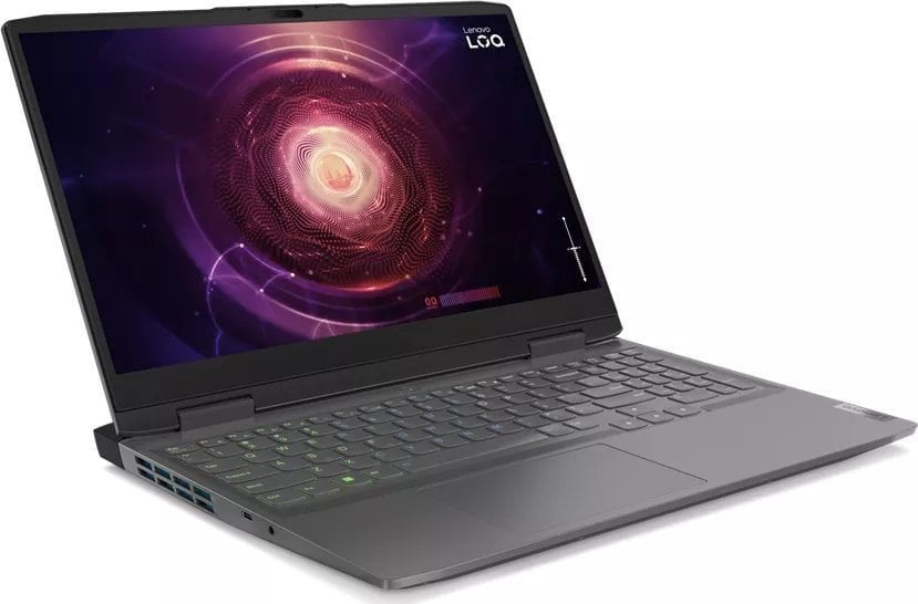 Laptop Lenovo LOQ 15APH8, 15.6" 144 Hz, AMD Ryzen 5 7640HS, 16 GB RAM, 1 TB SSD, NVIDIA GeForce RTX 4050, i hirtë