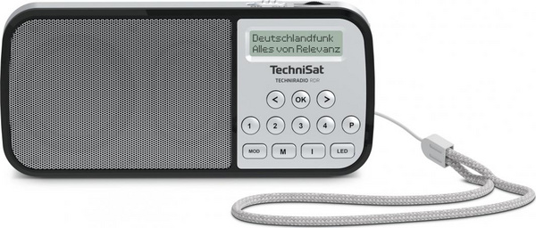 Radio portative TechniSat RDR, DAB+ FM, USB MP3, argjendtë