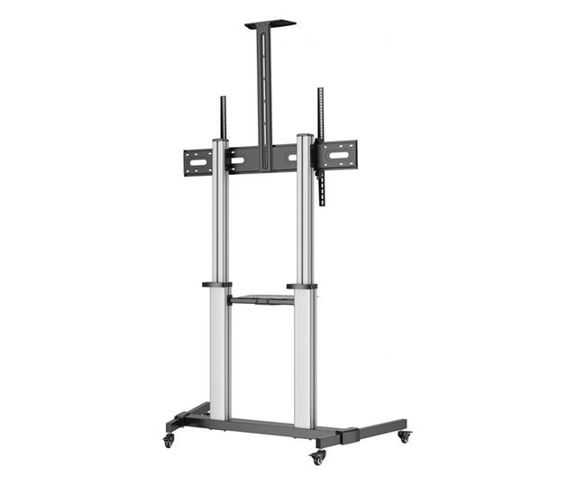 Stendë mobile për TV Serioux 44-610TW, 60"-100", ngarkesë 100kg, e zezë