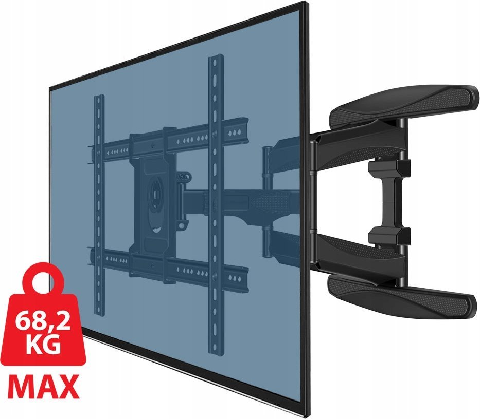 Mbajtës muri për TV Esperanza ERW021 Cronos, 40-85", 68.2kg, i zi