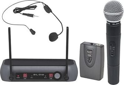 Set mikrofonësh pa tel Blow PRM903, 2 mikrofona, VHF