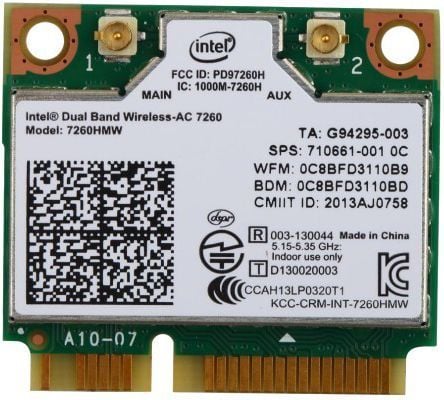 Kartë rrjeti Intel DB WIRELESS-AC 