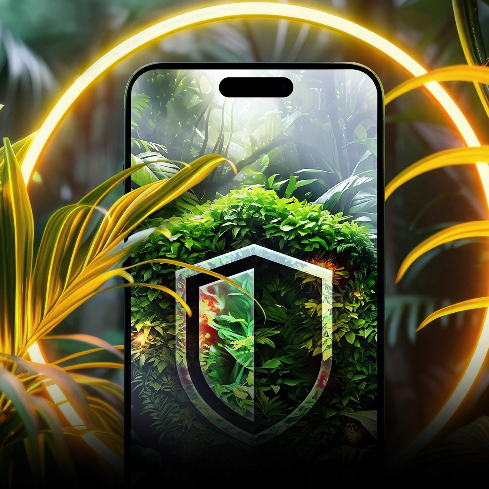 Xham mbrojtës 3MK HardGlass Max Eco për iPhone 15 Pro Max, 9H, transparents