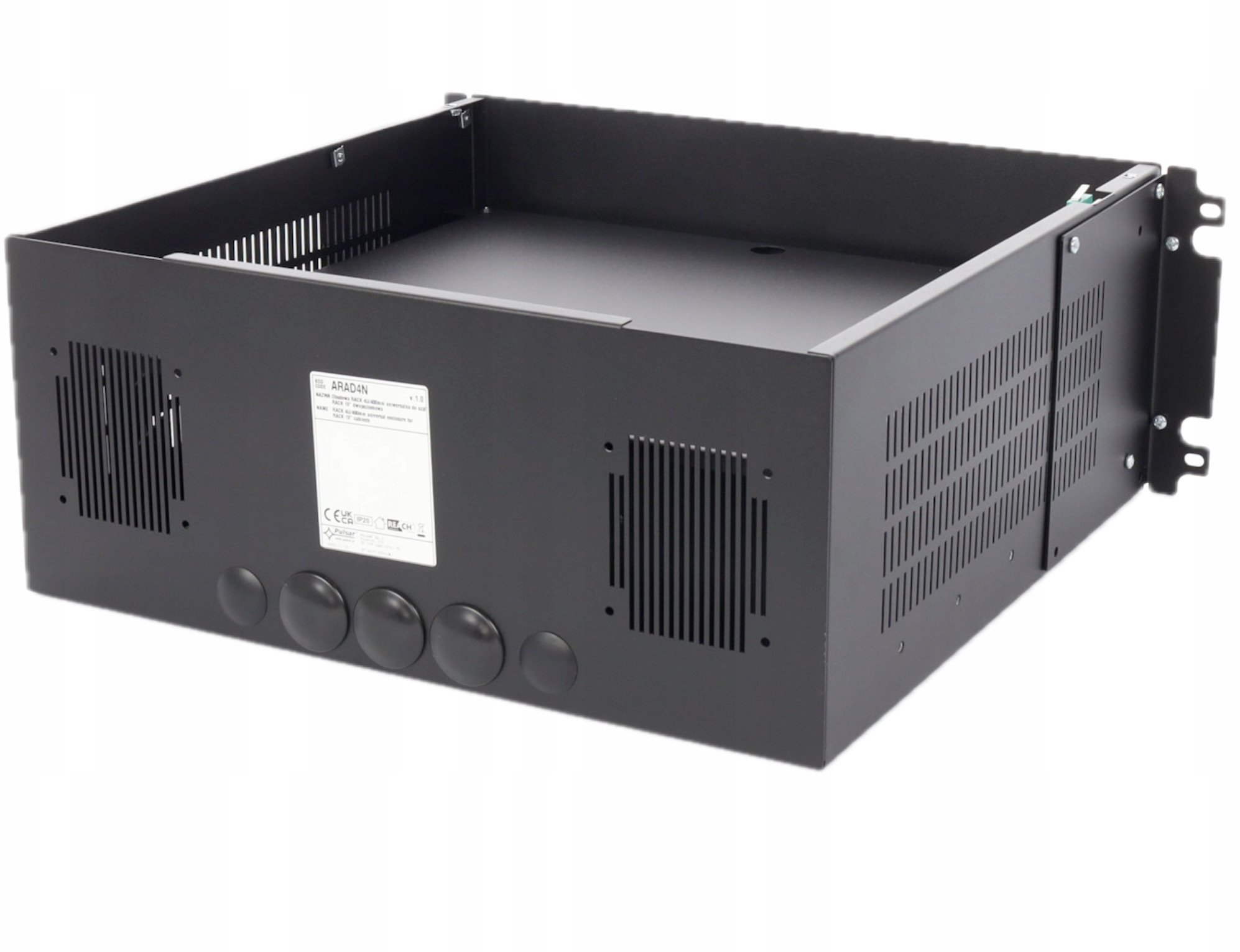 Kuti universale RACK Pulsar 4U, 400mm, dy nivele