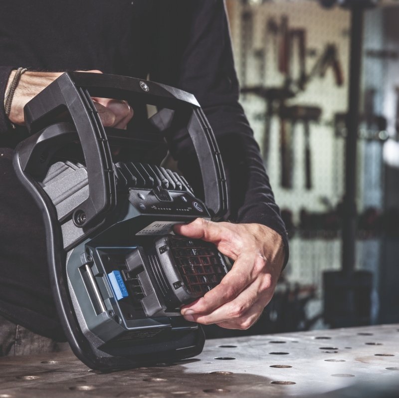 Reflektor pune LED Scangrip CONNECT NOVA 10, 18V, me rrymë dhe bateri, pa bateri, pa karikues