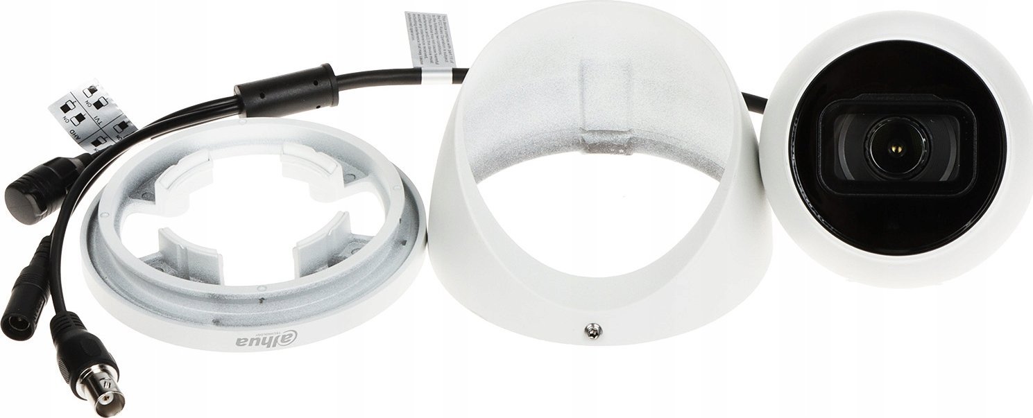 Kamerë sigurie Dahua HAC-HDW2802TP-A-0280B-S2-DIP, 4MP, Starlight HDCVI, e bardhë