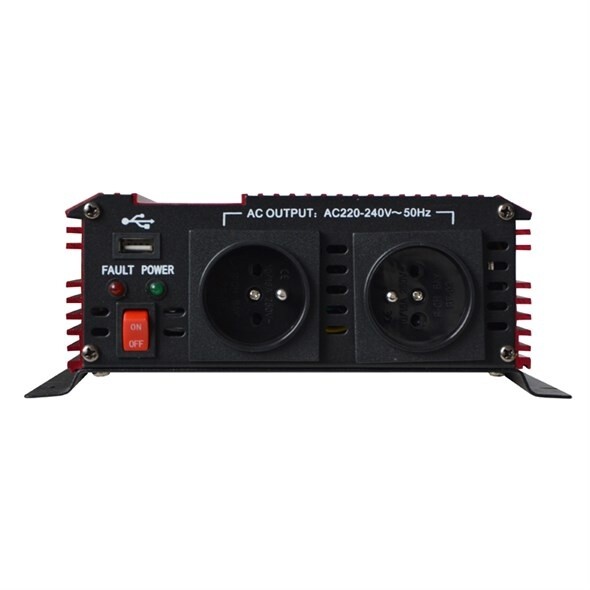 [OUTLET] Konvertues i tensionit Geti GPI 1012 DC/AC, 12V/230V, 1000W, USB