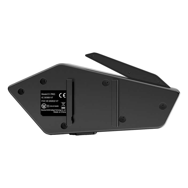 Interkom moto Ejeas E1 Pro, set 2 copë, Bluetooth 5.1, IP67, i zi