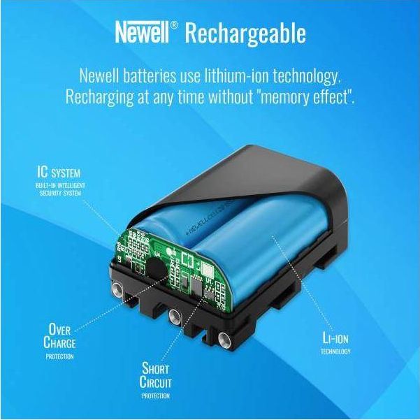 Bateri e rikarikueshme Newell LP-E8, 1120mAh, për Canon DSLR