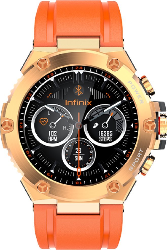 Ore inteligjente Infinix XWatch 3GT, 1.53", Bluetooth, IP68, ngjyrë ari