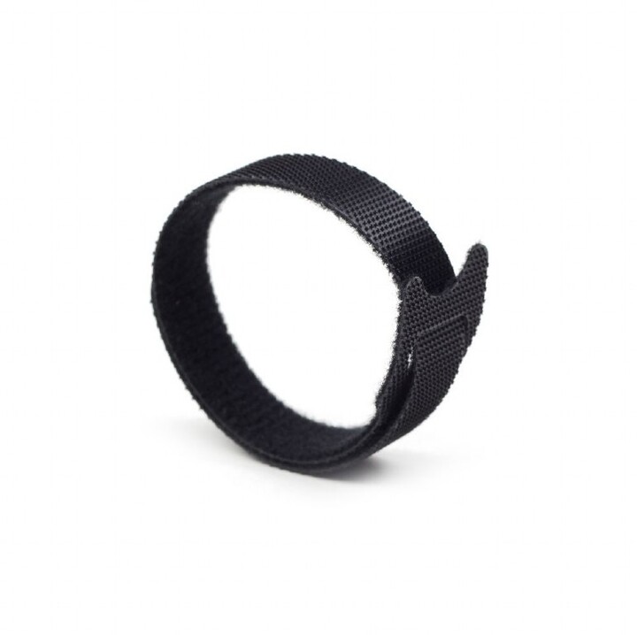 Shirita velcro Cablexpert, 210mm, 100 copë për paketë, të zi