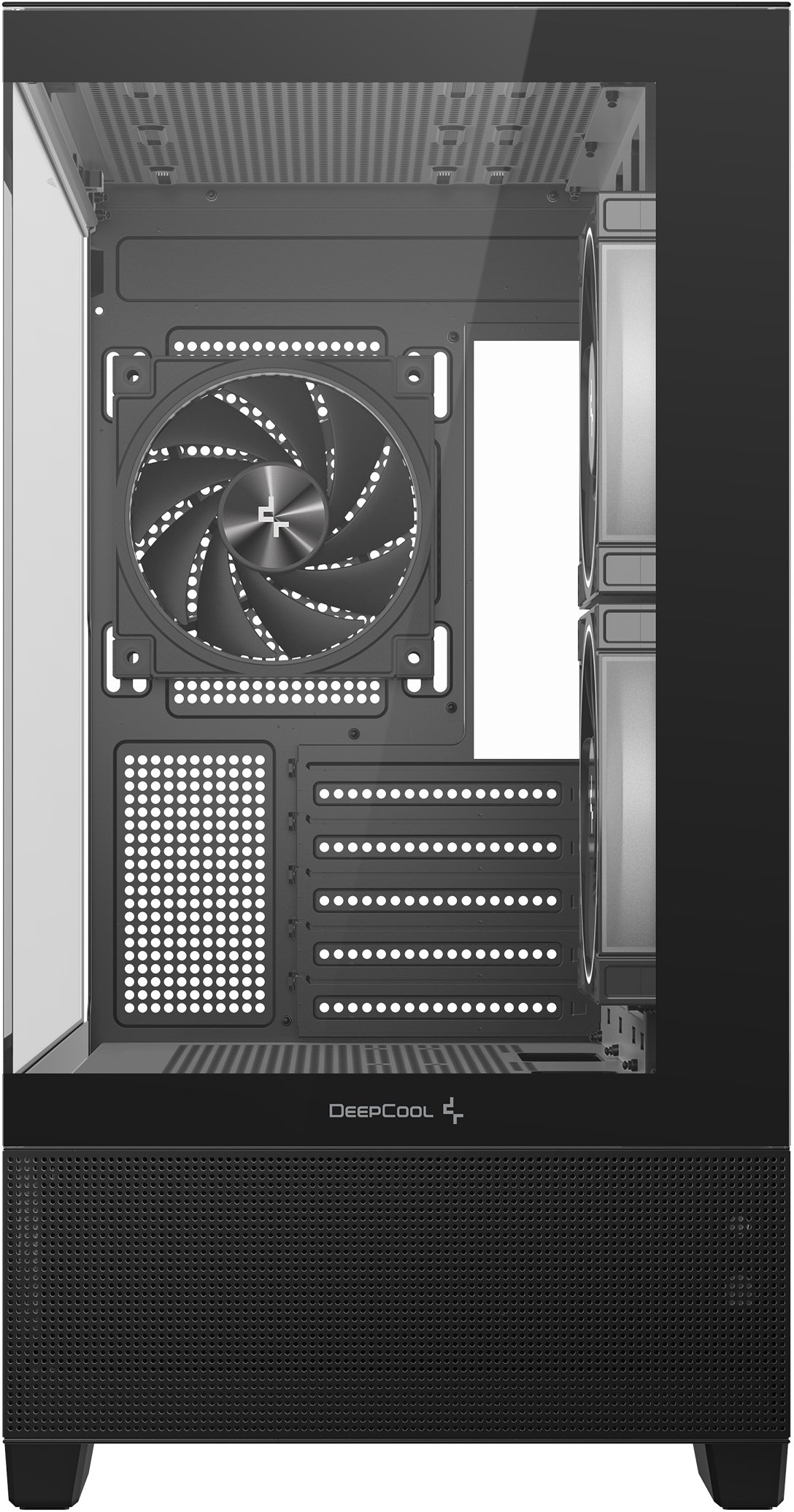 Kornizë gaming DeepCool CG380 3F, Micro ATX, 3 ventilatorë ARGB, e zezë
