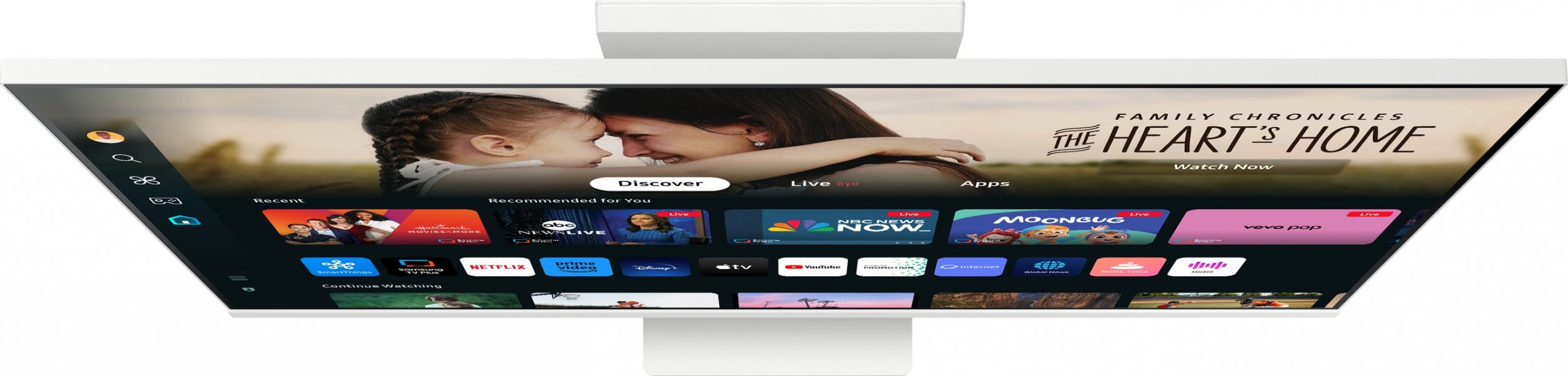 Monitor Samsung Smart Monitor M8 LS32DM801UUXDU, 32", 4K UHD, i bardhë
