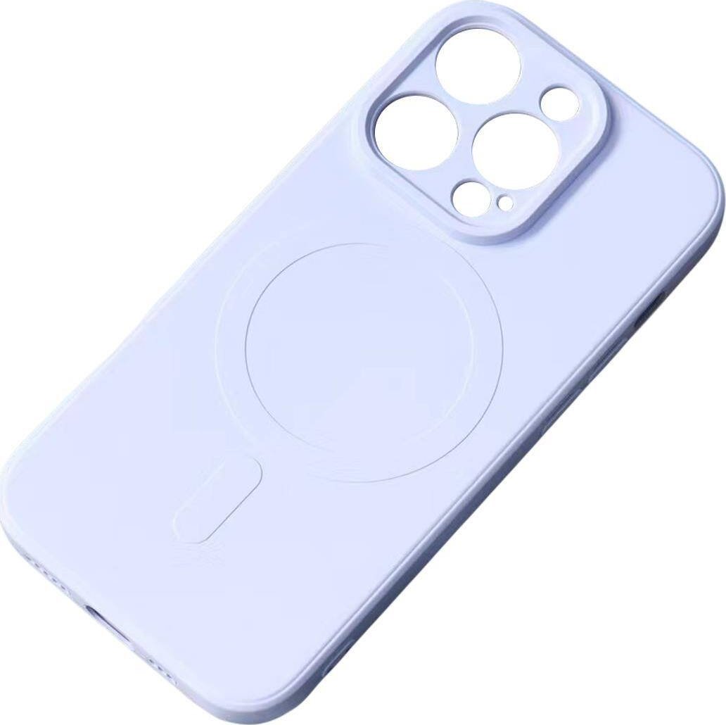 Mbrojtëse telefoni MagSafe Silicone Case për iPhone 15 Pro Max, silikon, e kaltër