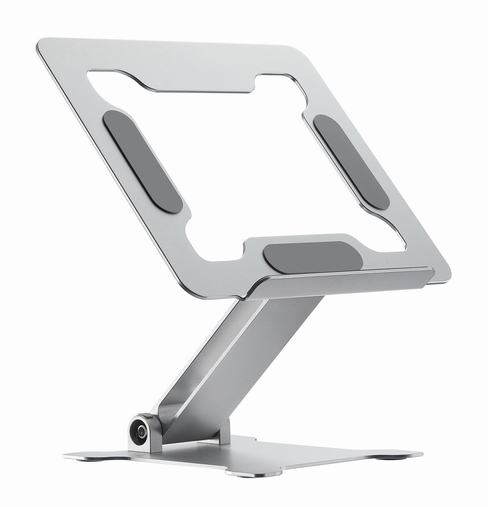 Standi për laptop Gembird, deri 15.6", alumin, ngjyrë argjendi