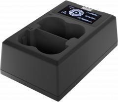 Karikues për kamera Newell FDL-USB-C, dy kanale, për bateri NP-W235, i zi