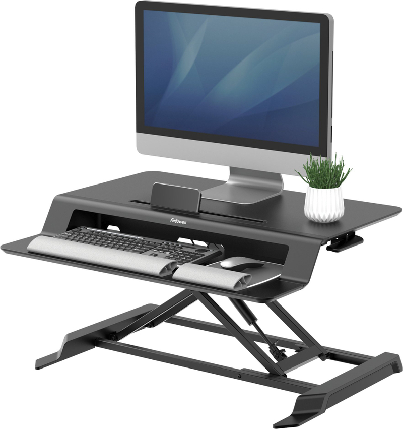 Stacion pune qëndrimi FELLOWES Lotus LT, rregullim lartësie, deri 17kg, i zi