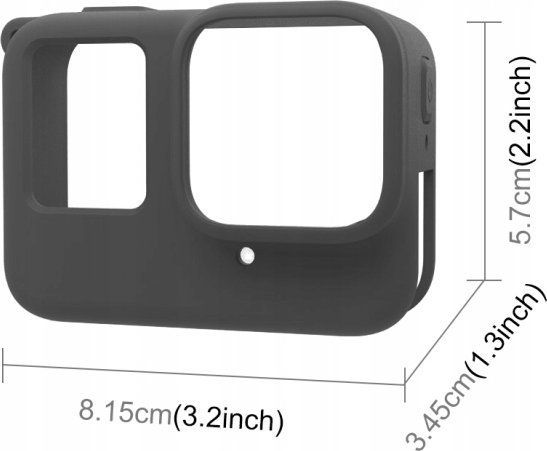 Kuti mbrojtëse PULUZ PU963B për Insta360 Ace Pro, kompakte, e zezë