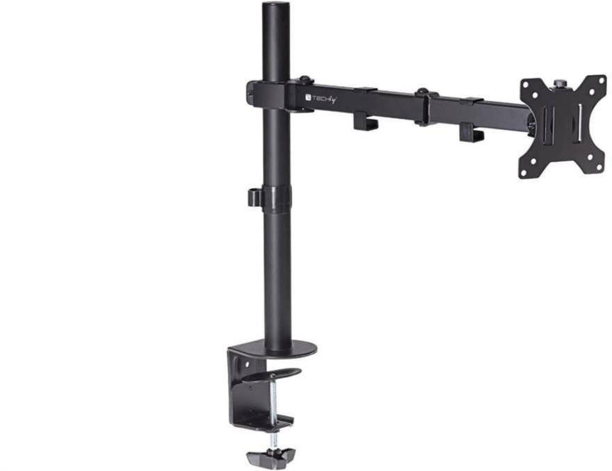 Mbajtës tavoline për monitor Techly Desk Mount, 13-27", VESA, i zi