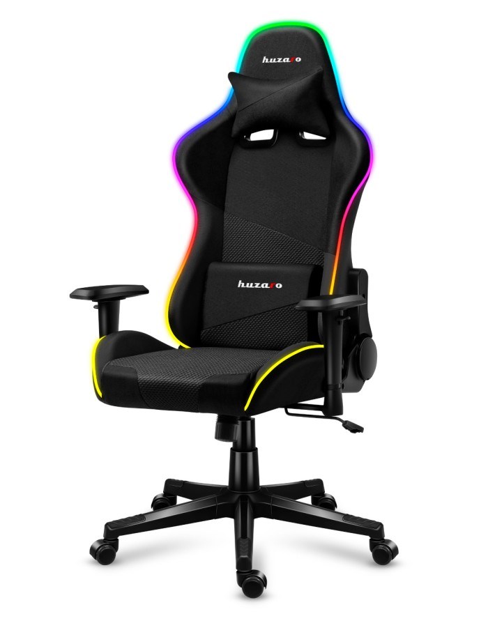 Karrige lojërash HUZARO Force 6.3 RGB Mesh, e zezë