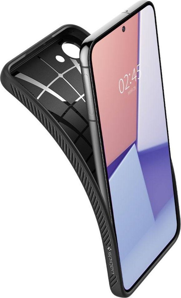 Spigen заштитник за екран со течен воздух за Samsung Galaxy S23, црно