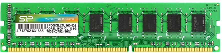 Memorie Silicon Power DDR3L, 8 GB, 1600 MHz, CL11, SP008GLLTU160N02