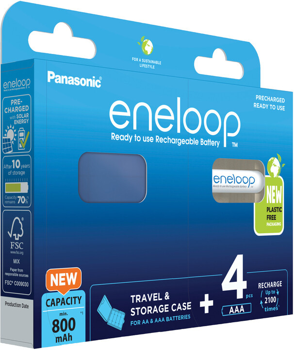 Bateri të rikarikueshme PANASONIC Eneloop HR03 AAA 4MCCE/4BE