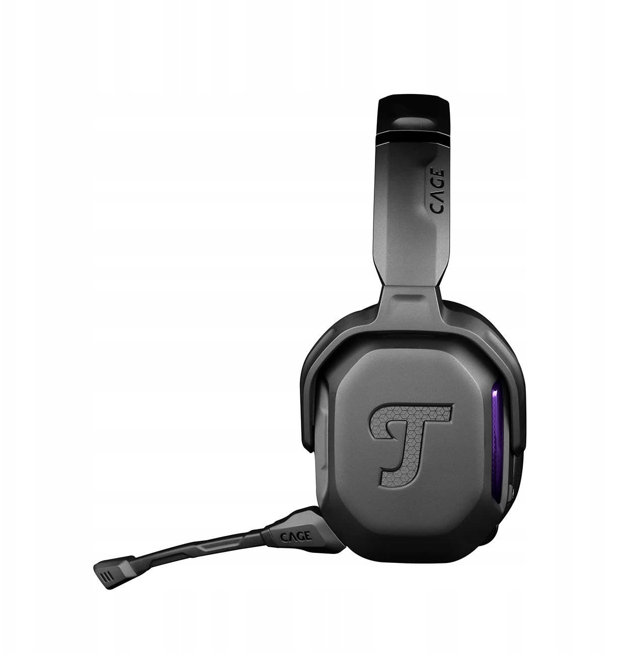Headset gaming Teufel Cage Pro, pa tela, bas i fuqishëm, i zi