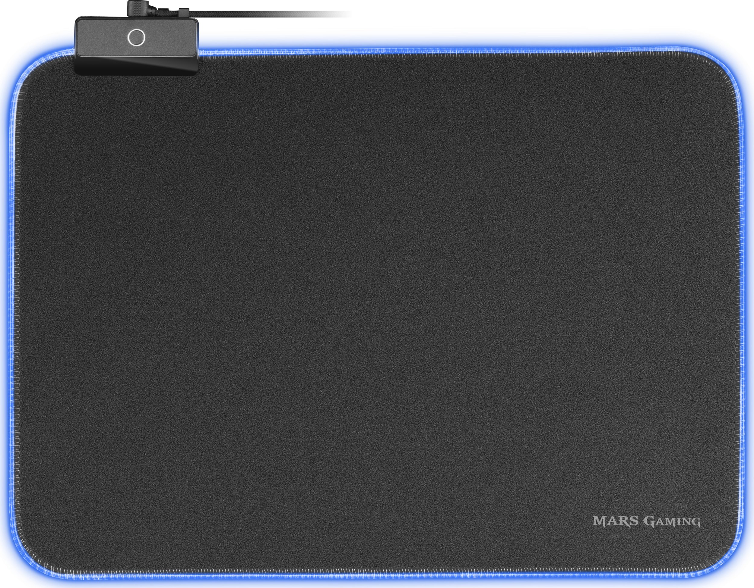 Mousepad gaming Mars Gaming MMPRGBL, ndriçim RGB, USB, i zi