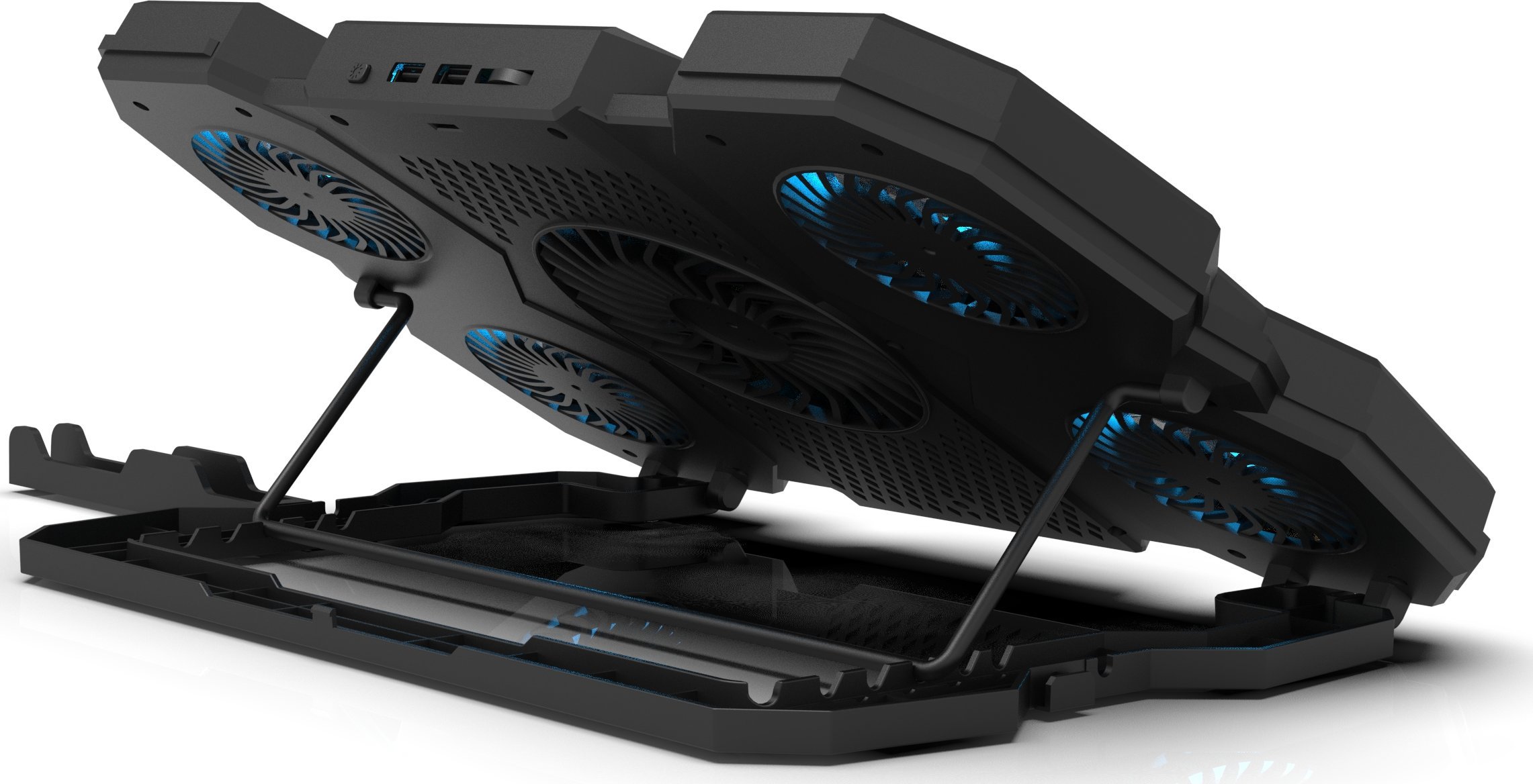 Ftohës laptopi Inca INC-614GMS, me ventilatorë, i zi