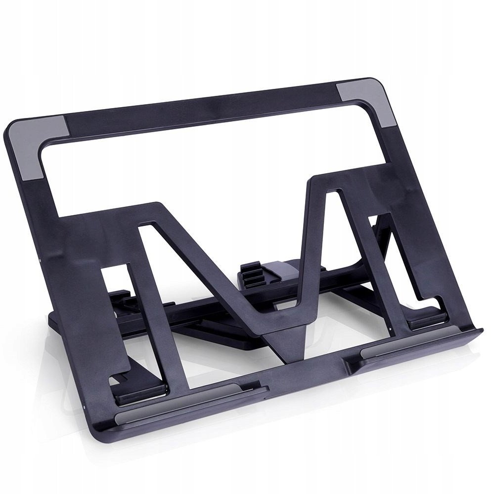 Mbajtës tableti i rregullueshëm, 6 pozicione pjerrësie, rregullim lartësie, gri