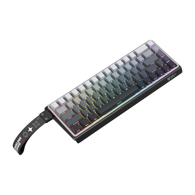 Tastierë gaming ONIKUMA G69, 68 taste, ndriçim ARGB, English US, e zezë