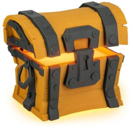 Dritë dekorative Fortnite Chest Light, efekt ndriçimi me tinguj, 14.4cm, shumëngjyrëshe