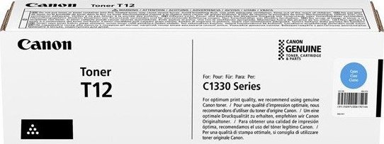Toner Canon T12, 5300 faqe, cyan, për i-SENSYS X C1333