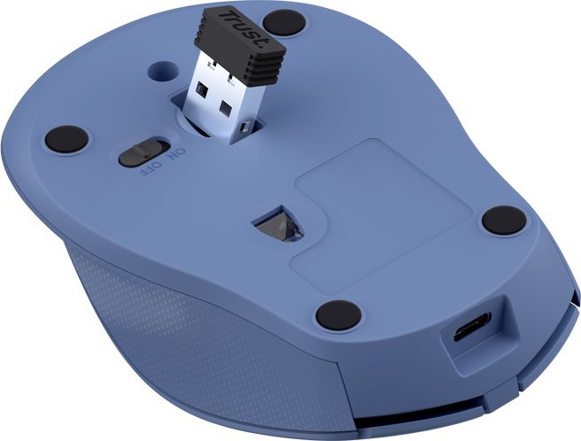 Maus pa tela Trust Zaya, optik, 1600 DPI, blu