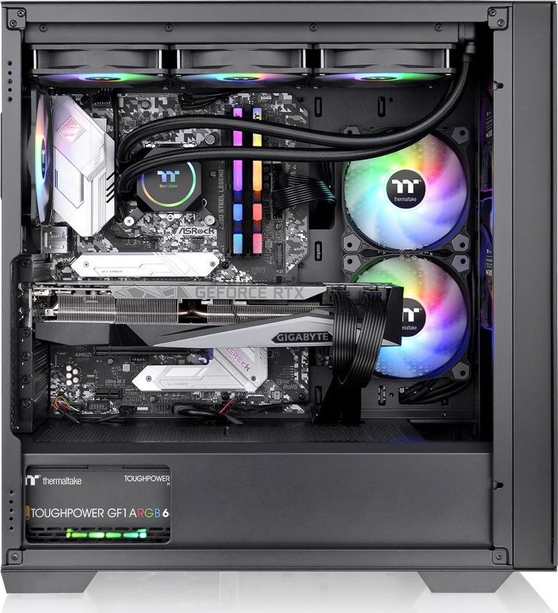 Kasë Thermaltake Divider 370 TG ARGB, Midi Tower
