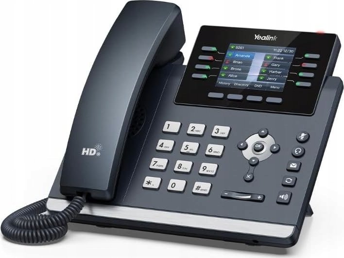 IP телефон Yealink SIP T73W, професионален, безжичен, црн