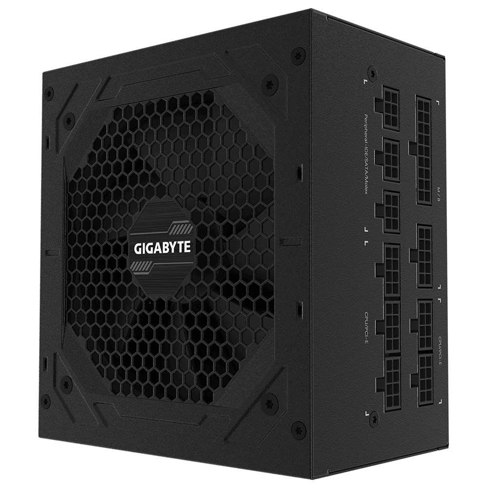 Напојување Gigabyte P850GM, 850 W 20+4 pin ATX ATX, црно