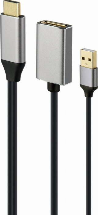 Përshtatës Gembird A-HDMIM-DPF-02, 4K, HDMI - DisplayPort, i zi 2