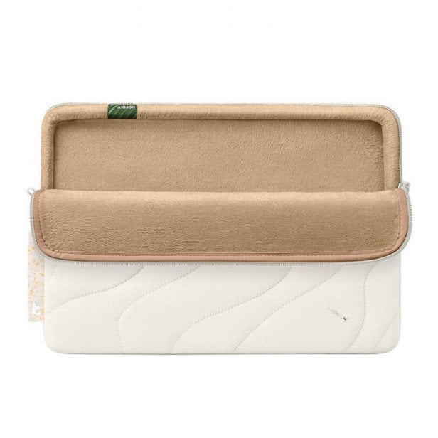 Çantë mbrojtëse laptopi Tomtoc Terra A27, 16", material i ricikluar, e bardhë