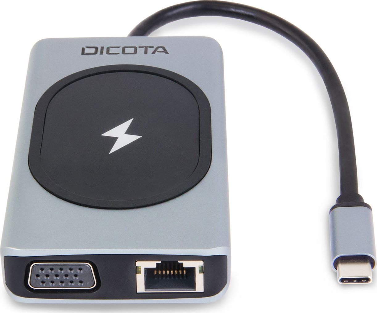 HUB USB Dicota USB C 10 in 1, 4K, PD 100W, argjendtë e zezë