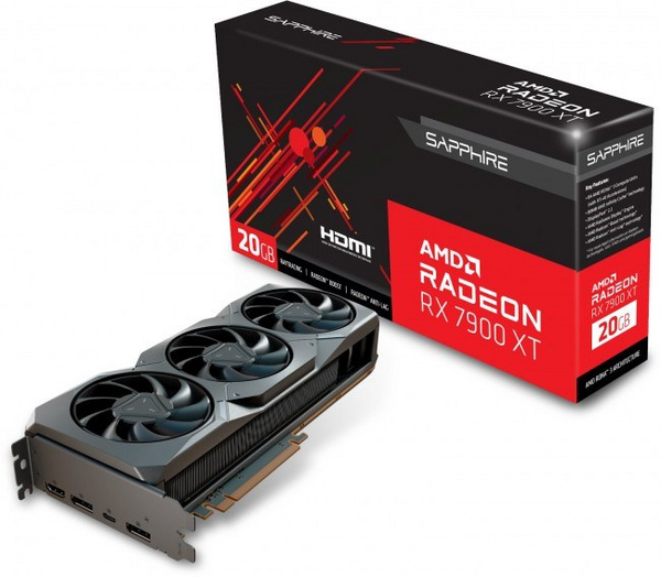 Kartë grafike Sapphire AMD Radeon RX 7900 XT, 20 GB GDDR6